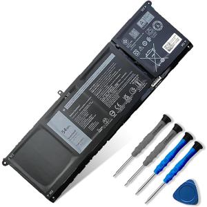 54Wh V6W33 Battery Compatible with Dell 15 3511 3520 3515 3510 5510 5515 5518 5310 5635 5625 5630 Latitude 3320 3330 3420 3520 Vostro 3515 3525 Series 15V 4-Cell