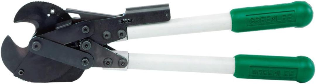 Ratchet Cable Cutter, Shear Cut, 19-1/8 In