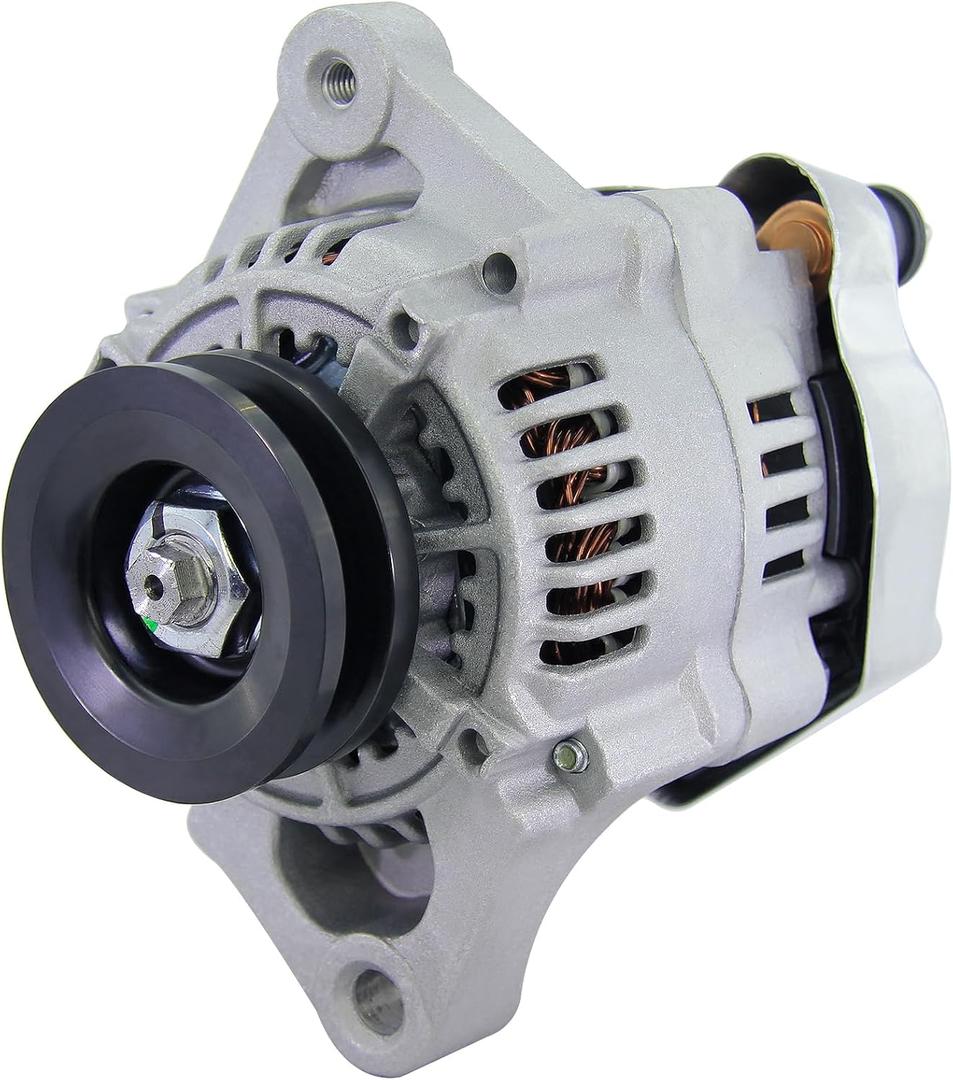 Kubota Alternator Replacement New for 12179N 16241-64011 100211-1670 40A Diesel 86-09, 95-07 Case 6010 1838, Corniver CT48S, 97-07 Compac Equipment MFG TA48,133745A1 1100211-1670 P114682GT