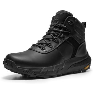 NORTIV Men's Waterproof Hiking Boots Lightweight Outdoor Mid Trekking Leather Shoes DriftShield Size 9