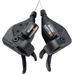 VG SPORTS MTB Bike Shifter Levers, 2/3 x 8/9/10/11 Speed Mountain Bike shifters Set with Gear Indicator