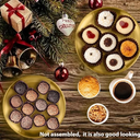 3 Tier Stainless Steel Cupcake Stand, Gold Metal Serving Tray Cake Holder Cake Display Stand for Holiday Dessert Table Decorations Birthday Party Wedding