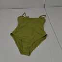 Narecte Sexy One Piece Bathing Suit for Women Tummy Control High Cut One Piece Swimsuit Womens Swim Suit (4-6, Grass Green)