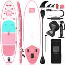 Inflatable Paddle Board with Premium SUP Board Accessories, Allround Paddle Boards for Adults/Kids,Stand Up Paddle Board Defender Collection