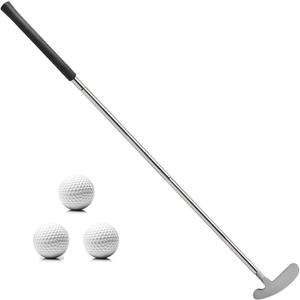Golf Putter - 33" Two-Way Putter for Left/Right Hand, with Practice Balls, Golf Combo Set for Men's Women's Kids, Indoor Outdoor Use