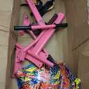 Hiboy HC-01 Hoverboard Seat Attachment for 6.5" 8" 8.5" 10" Hoverboards, Easy Assembly & Adjustable Frame Length Buggy Attachment, Hoverboard Go Kart Accessory for Kids & Adults (pink)