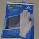 Pet Hair Remover Glove - Gentle Pet Grooming Glove Brush - Deshedding Glove - Massage Mitt with Enhanced Five Finger Design - Perfect for Dogs & Cats with Long & Short Fur - 1 Pack (Right-hand), Blue