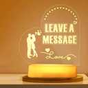 Leave A Message Table Sign,LED Wedding Sign Only,Leave a message Wedding Sign