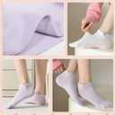 Glamorstar Womens Ankle Socks 5 Packs Pastal Cute Low Cut Socks (One Size)