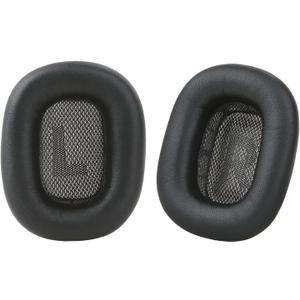 Lambskin Ear Cushions for Apple AirPods Max Headphones with Sheepskin Genuine Leather, Memory Foam and Magnet, Sweat-Proof& Excellent Noise Isolation-Black