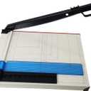 TEXALAN(R) Paper Cutter Letter Size Paper Trimmer 12 Cut Length 12 Sheet Capacity Guillotine Paper Photo Cutter with Magnet Clamp, Paper Guide, Size Guideline