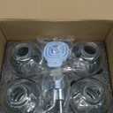 Coffee Syrup Dispenser for Coffee Bar, Coffee Pump Dispenser, Glass Syrup Bottle w. Pump, Maple/Coffee Syrup Bottles, Syrup Dispenser Set of 4