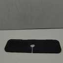 2025 Upgraded Kitchen Silicone Splash Guard, Silicone Faucet Splash Guard, Non Slip Drain Mat, Kitchen & Bathroom Countertop Mat, Soap Coaster, Sink Collection Pad (Black)