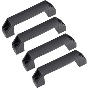 uxcell Plastic Pull Handles 115mm Hole Centers for Luggage Mechanical Equipment 4Pcs