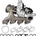 667-203 1.4 Turbo Turbocharger with Gasket Compatible with 2011-2015 Chevrolet Cruze 2012-2020 Chevy Sonic 2013-2018 Trax 2013-2020 Buick Encore 1.4L Turbo Charger Replace# 55565353