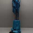 Camping Folding Chair Outdoor Lawn Portable Lightweight Camp Folding Chairs for Adult Outside with Cup Holder, Cooler Pouch & Side Pocket for Camping, Beach, Fishing, Sports or Tailgating Events (Large, Blue)