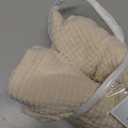 LA MEACK Couch Cushion Cover Seat Cushion Cover Stretch Armchair Cover Separate Sectional Sofa Slipcovers Furniture Protector(1 Piece for Seat or Sofa Backrest, Natural)