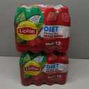 2 x Lipton Zero Sugar Iced Tea, Green Tea Mixed Berry, 16.9 fl oz Bottles, (12 Pack), 100% DV Vitamin C (EXP 05/11/26)