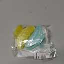 CAKURE Acrylic Hair Clips Medium Claw Clips for Thick Thin Hair Accessories for Women and GirlsPack of 2 (f-light blue&yellow)