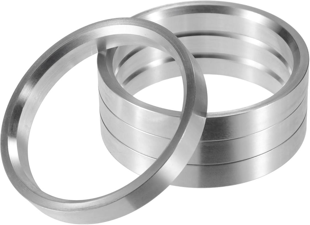 X AUTOHAUX 4pcs OD 75mm to ID 64.1mm Aluminum Alloy Car Hub Centric Rings Wheel Bore Center Spacer