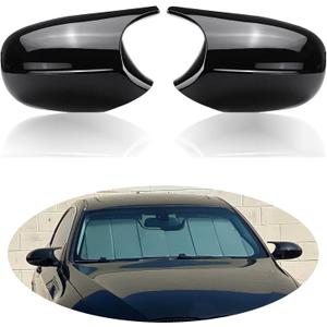 Side Mirror Caps, Door Mirror Cap Covers Fit for BMW E90 E91 LCI 2008-2011, E92 E93 LCI 2010-2013, E81 2010-2012, E82 E88 2010-2013, E87 2008-2011 Glossy Black Side Mirror Caps, Door Mirror Cap Covers Fit for BMW E90 E91 LCI 2008-2011, E92 E93 LCI 2010-2013, E81 2010-2012, E82 E88 2010-2013, E87 2008-2011 Glossy Black