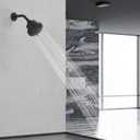 Matte Black Filtered Shower Head High Pressure 7 Modes Shower Heads with Filter for Hard Water Adjustable Replacement Remove Chlorine and Harmful Substances, ABS