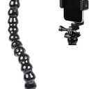Jaws Flex Clamp Smartphone Mount with Adjustable Gooseneck13 Sections Compatible with iPhone Samsung,and GoPro Hero 9,8,7,6,5,4, 3+, 2, 1, DJI Osmo Action Camera Mounts and Most Action Cameras