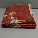 Artoid Mode Watercolor Red Nutcrackers Merry Christmas Runner Rug, Winter Home Decor Low-Profile Washable Area Rug for Hallways Entryway Bedroom Bathroom Laundry Room Indoor 2x6 Feet