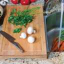 Bamboo Lg. Over The Sink/Stove Cutting Board, 11.5"L x 20.5"W
