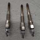 Glow Plug 16851-65510 16851-65512 3PCS Compatible with Kubota Engine D662 D722 D902 D782 D905 D1005 D1105 V1505 V1305 Z482, Tractor B21 B1700 B2100 B2400 B2410, Mower BX1800D BX1830D BX1850D BX1860D
