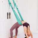 Tchrules Leg Stretcher Strap, Backbend Training Belt with Door Anchor, Flexibility Trainer Stretching Equipment Assist Stretch Strap for Fitness Gymnastics Dance Aerial Yoga Ballet (Light Green)