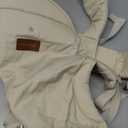 Momcozy Newborn Carrier WeeSnug- Lightweight and Cozy Comfort for 7-25 lbs, Ergonomic Cross-Back Support, Effortless to Put On, Hands-Free Baby Carrier with Lumbar Support, Khaki