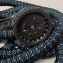 Flexi Hose Expandable Garden Hose with 8 Function Nozzle, 25FT - Lightweight Retractable Garden Hose, Water Hose - No-Kink Flexibility, 3/4 Inch Solid Brass Fittings and Double Latex Core