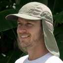 Mens Sun Hat with Breathable Mesh Sun Hats for Men Sun Protection Fishing Hat with Neck Flap for Hiking Cycling (Light Beige)