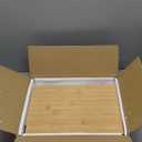 LOHASOK Bread Box for Kitchen Countertop: Bamboo Bread Storage Container for Homemade Bread, 2 Layer Breadbox, Large Bread Keeper Holder, Wood Color