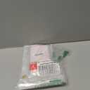 Jusy Compatible with MagSafe Striped Phone Case for iPhone 12/12 Pro, Cute Aesthetic Magnetic Soft TPU and Hard PC Protective Phone Cover for Women Girls (Matte) - Pink and White