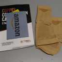 Doctor's Select 2 Pairs Copper Calf Compression Sleeve - Leg Compression Sleeves for Women & Men, Shin Splint Relief (Large-X-Large)