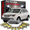 LED Interior Light Kit Package Replacement for ACURA MDX YD1 2000 2001 2002 2003 2004 2005 2006, Super Bright 6000K White Bulbs + Install Tool