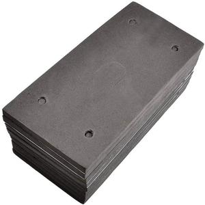 10 Pcs Rectangle Adhesive Foam Sander Back Mat Replacement Sander Pad Sponge Gasket for Makita (9035 7.48" x 3.54" x 0.3")