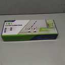 Electric Spin Scrubber, Cordless Cleaning Brush, Shower Scrubber with 8 Replaceable Brush Head, Power Cleaning Brush with Extension Handle, 2 Adjustable Speed, for Bathtub Tile Floor (Pink)