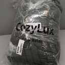 CozyLux Oversized King Comforter Set Olive Green Seersucker 7 Pieces Bed in a Bag King Comforter Set with Sheets, Luxury Soft Bedding Set with Down Alternative Comforter, Sheets, Pillowcases & Shams