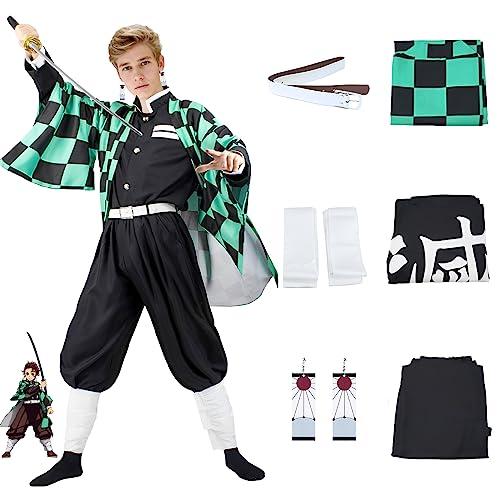 Kitimi Kamado Anime Cosplay Costume, Anime Cosplay Kimono, Halloween Costume for Kids 8,10