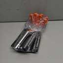 3 x Urbanstrive Non-Scratch Silicone Potato Masher Kitchen Tool, Potatoes Masher Potato Masher Stainless Steel Wrapped In Premium Silicone, Potato Smasher, Orange