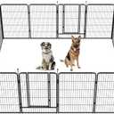 FXW Instant Unleashed Dog Playpen, Portable Pet Fence for Outdoor, RV Trips, and Camping, 40inch, 16 Panels for Medium and Large Dogs│Patented