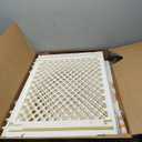 MyPet Extra Wide Pet Gate: Smoothly Opens in Extra Wide Spaces. Fits 22" - 62" Wide. Hardware Mount. Made in USA. 31" Tall, Ivory