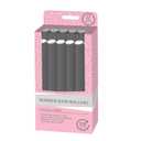 My Beauty Spot Flexi Rods Foam Hair Rollers 7/8" Professional Salon Quality Rubber Hair Rollers for Long, Medium and Short Hair (Grey)