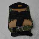 Kuoser Waterproof Dog Coat, Reversible Dog Jacket for Small Dogs, Adjustable Durable Doggie Winter Coat Warm Cozy Puppy Cold Weather Apparel, Green S (Small (Pack of 1))