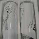 8 Pack Glass Cylinder Vases 4,6,8,10 Inch Tall Clear Flower Vase Hurricane Floating Candle Holder for Table Centerpiece Wedding Home Decor