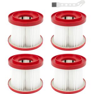 49-90-1900 Replacement Filter Compatible With Milwaukee Shop Vac Filter,m18 vacuum filter,0880-20,0780-20,4 pack
