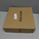 Small Divided Rotating Serving Tray with Lid and Handle,Portable Snackle Box Container,Spinner Organizer and Storage for Adults,Child,Fruits,Candy,Nuts,Veggie,Charcuterie,Snacks,Picnic,Travel, Party (White)